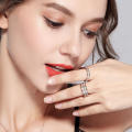 Hypoallergenic Thermogenic Moissanite Ring Unique Scratch-resistant Shiny Vikanda Stainless Steel Ring  Elegant for Engagement Wedding Anniversary Fashion statement Gift. 