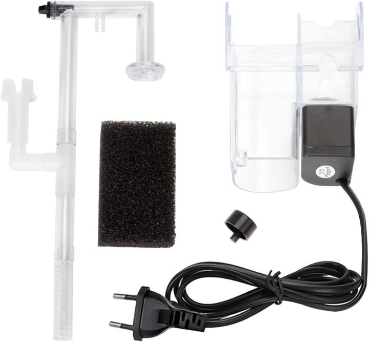 External%20Filter%20Aquarium%20Acrylic%20Backpack%20Filter%203-in-1%20Waterfall%20Hang%20On%20Filter%20Aquarium%20with%20Filter%20Cotton%20for%20Water%20Circulation%20Transparent%203W%20-%20Image%205