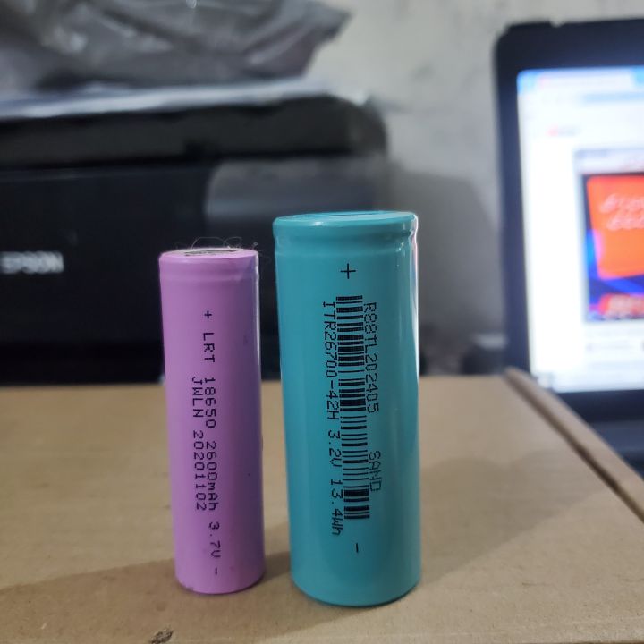 26700 3.2V 4000mAh LiFePO4 Liiitokala Rechargeable Battery Cell – Long ...
