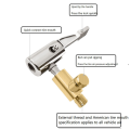 Air Pump Nozzle Adapter with Deflation Inflator Valve Connector. 