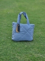 Lightweight Quilted Tote Bag - Autumn/Winter Design with Spacious Interior and Zip Pocket. 