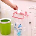 New Portable PP Plastic Garbage Hanging Bag Kitchen Trash Storage Rack Bag Hook Scouring Pad Dry Shelf Holder Kitchen Organizer. 