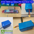 1 ~ 3 Meter Width 81mm Blue 18650 Lipo Battery Packing PVC Heat Shrink Tube Pack Insulated Film Wrap lithium Case Cable Sleeve by Electrica. 