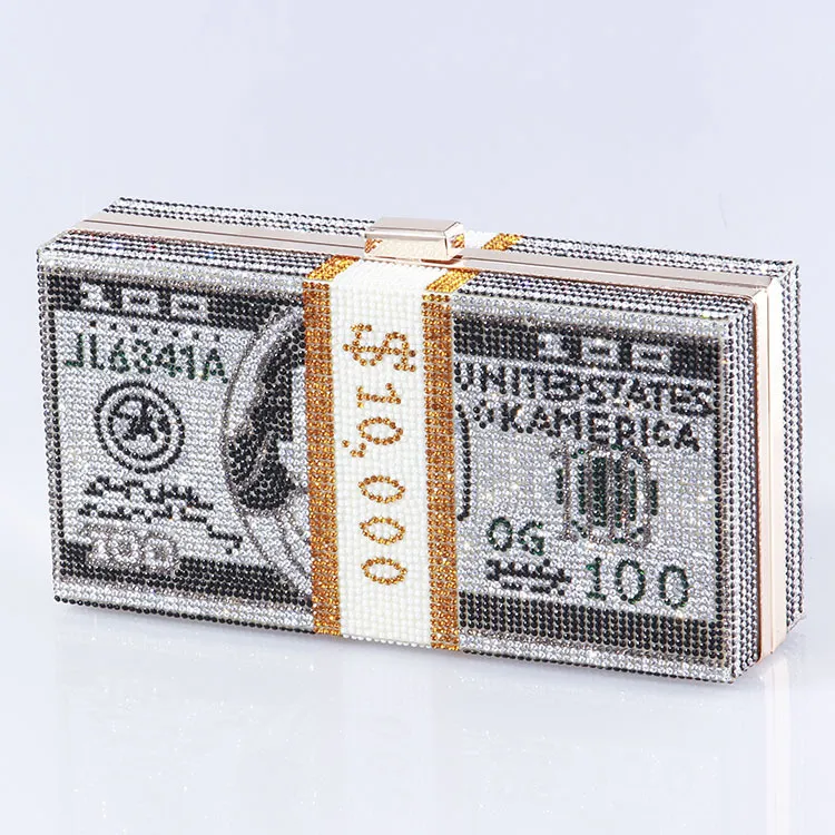 New model customized money purse evening bags clutch bag evening