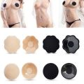 Pair of Reusable Invisible Silicone Breast Pads Nipple Stickers. 