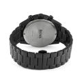 Hugo Boss Aero Black Stainless Steel Black Dial Chronograph Quartz Watch for Gents - 1513771. 