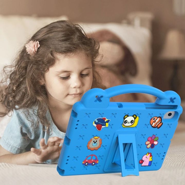 For Nokia T20 Case Kids Safe EVA Foam Cartoon Portable Shockproof Stand Tablet Cover for Nokia T21 case