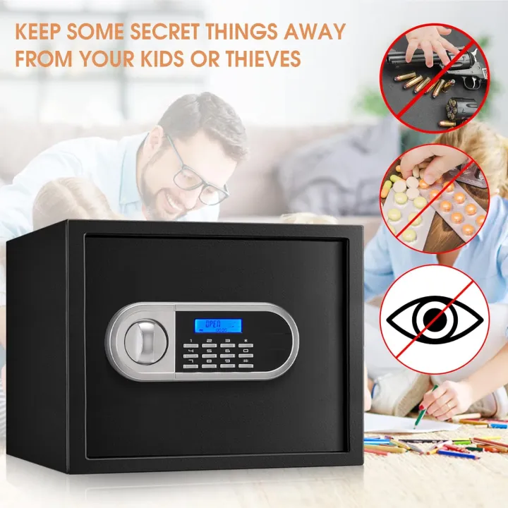 Digital security Safe Locker Black with LED screen Display | Daraz.pk