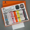 S100 7 IN 1 ULTRA 2 SMARTWATCH SERIES 8 ( 7 Straps+ Slicone Case ) ALWAYS ON DISPLAY STRAPS LOCK AND SCREWS. 
