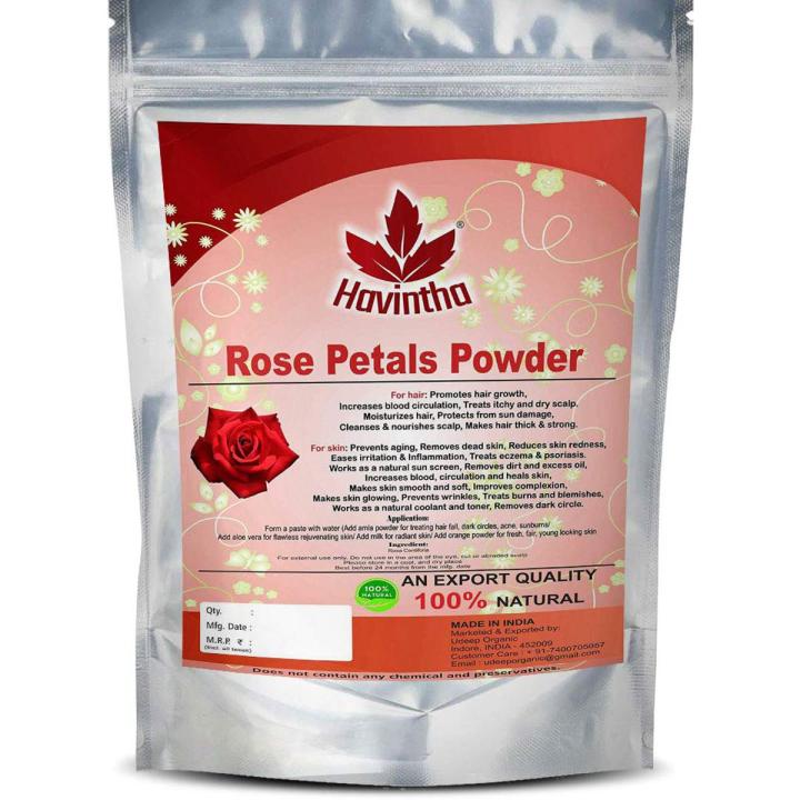 Rose Petals Powder For Natural Face Packs & Facial Mask Formulations ...