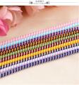 Cable Protector Three Colors TPU spiral USB Charger cable cord protector wrap cable winder organizer, Hair ring. 