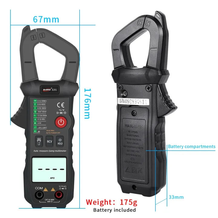 CLAMP METER AC ET 8201 | Daraz.pk