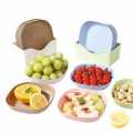 High Quality 10 pcs Multi-function Spit Bone Dish | Household Food Grade | Plastic Spit Bone Dish | Round Square Set Dining Table Garbage Plate 103 Rating 30 | Fruit Vegetable Plate | Wheat Straw Nordic Plastic Plate |. 
