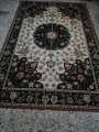 Living Room Carpet 4ft x 6ft, Digital Printed Polyester Microfiber Rug with Felt Protection, Multi-Color Center Piece. 