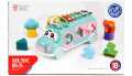 Music Xylophone Bus Toys Instrument Knocking Piano Lovely Beads Blocks Shape Sorting Learning Educational Baby Toys For Children. 