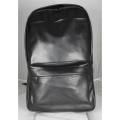 Black Laptop Bag for Business Traveling Backpack 15 inch  PU Leather. 