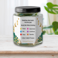 The Jar of hope..Quranic Verses Glass Jar Gift for him/her..Glass Jar filled with Colourful Perfumed Quranic verses to read in every situation/Muslim jar/Jar of Hope/Islamic gift for he/her. 