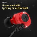 QKZ SK5 Dual Drive Wired Earphone HiFi Stereo Headphones with Microphone Sport Earbuds Music Headset Gamer Bass fone de ouvido. 