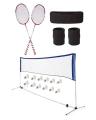 Multicolor Badminton Set Pack of 18. 