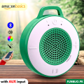 【AmazonBasics】 Wireless Bluetooth Shower Speaker with 5W Driver, Built-in Mic & AUX Input - Rechargeable Mini Speaker, MP3 Blutooth Player for Mobile PC Computer & Laptop with High Bass - By FunBug. 