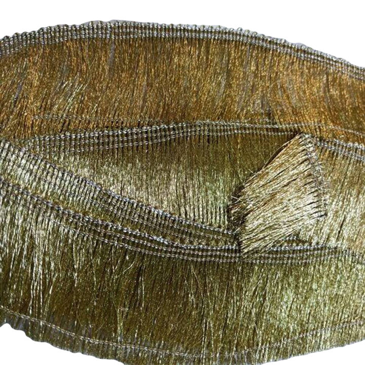 Golden colour kiran lace for dupatta for sale in very reasonable.price.