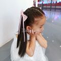 Cute kids' Curly Straight Wig Children's lovely bow headdress. 