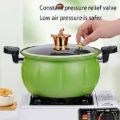 Micro Pressure Cooker, ( 8 liters )  Pumpkin to Avoid Sticking Multifunctional Soup Pot Gas Stove Suitable for Use as A General Kitchen Tool (28cm) (Size : 28cm). 