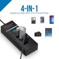USB 3.0 Hub 4 Port USB Extender Compatible for Surface Pro XPS IdeaPad MateBook X Pro Notebook PC USB Flash Drives Mobile HDD. 