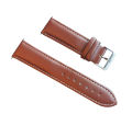 22mm smart watch straps Soft Watch Leather Strap Band with Chrome Silver Color Buckle for Samsung Galaxy Watch 45/56mm & Gear S3 , Huawei GT & other watches. 
