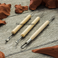 Wood Clay Sculpting Kit, Sculpt Smoothing Wax Carving Pottery Ceramic Tools, Polymer Shapers Modeling Carved Tool (11 Pieces). 