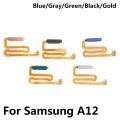 Fingerprint Sensor Home Return Key Menu Button With Side Power On Off Side Key Button Flex For Samsung Galaxy A12. 