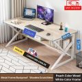 Computer Desk| Study table|Home Office Furniture|Gaming Desk with 25mm Strong Metal Wood Structure. 