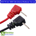 1 Pair HC50 770 mm 1000V 0.8m Probe Test Lead Wire Pen Needle Tip for Universal Digital Multimeter Tester Wire Cable Test HC50 Leads by Electrica. 