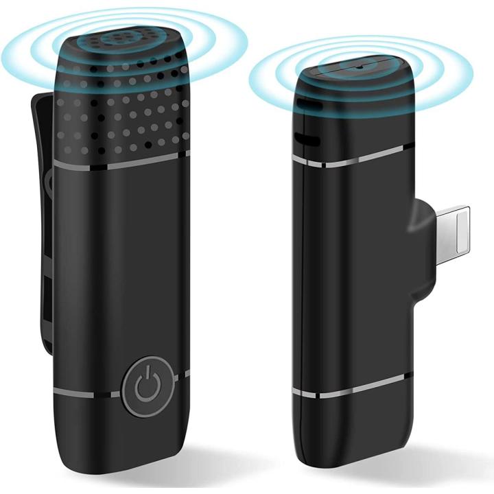 Mini Wireless Lavalier Microphone for iPhòne iPád Recording, Auto