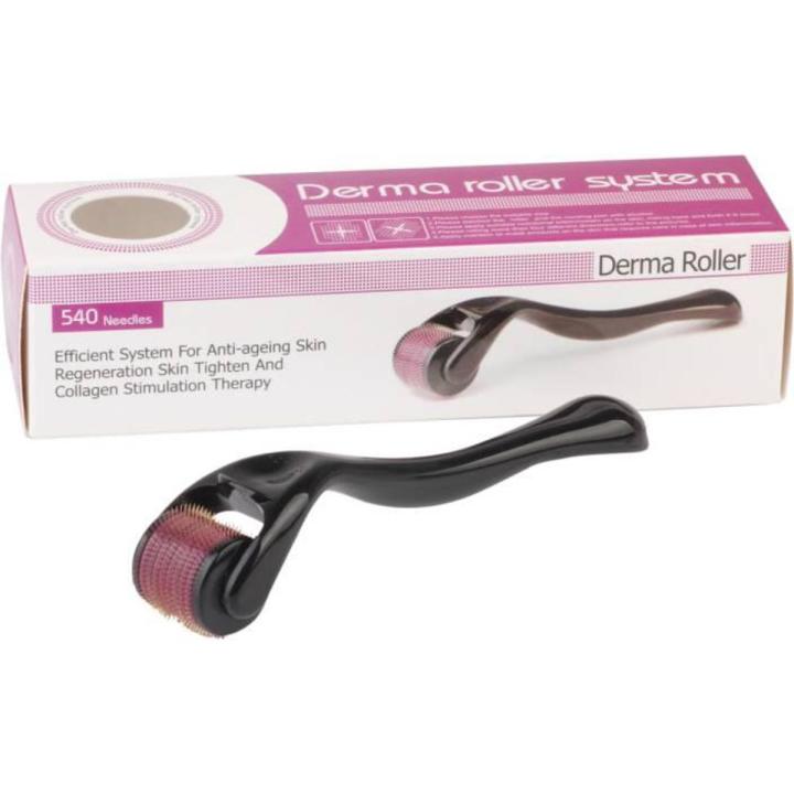 Derma Roller System 1.0 Mm Needles Facial Skin Care Tool for Home Use