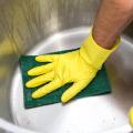 10 pcs Kitchen Bowl/ Dish Wash Clean Scrub Sponge Cleaning Pads Green - Scrub Pad. 