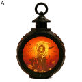 Pumpkin Lamp Soft Light Halloween Pumpkin Witch Ghost LED Light. 