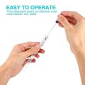 Disposable Sterile Swab Sticks (10-100 Pack) - Wooden Swabs in Plastic Tubes for Cleaning & Laboratory Use. 