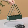 Mosquito Coil Stand Triangle Anti-scald Mosquito Coil Holder Stand Wax Melt Burner Home Decoration Aromatherapy Burner,House Hold Accessories. 