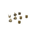 50pcs Cove Clasps Cord End Caps String Ribbon Leather Clip Necklace Bracelet Connector for Jewelry Making Supplies. 