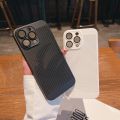 HOCE Heat Dissipation Mesh Ultra Thin Hard Phone Case For iPhone 16 15 14 13 12 11 Pro Max 7 8 16 Plus X XR XS Max 14 Plus Cases Grid Lens Protection Shockproof Cover. 