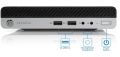 HP ProDesk 400 G4 Mini PC, Intel Core i5-7500T, 8GB RAM, 128GB SSD, VGA, DisplayPort. 