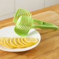 Kitchen Gadgets Handy Plastic Onion Rack Potato Tomato Slicer Vegetable Fruit Cutter Safe Cooking Tools Accessories JINBING. 