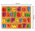 Wooden Alphabet-Puzzles – ABC Letters Sorting Board Blocks Montessori Educational Early Learning Toy Gift for Preschool. 