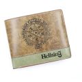 【Hannah Martin Store】HELLSING Khaki Anime Alucard Short Card Purse Ladies wallet. 