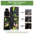 Lichen Black Hair Color Shampoo No-Stain Hair Dye Shampoo for Men & Women - 200ML - (Black). 