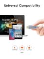 CableCreation USB C Cable 3M, Braided USB C to USB C Fast Charging Cable (60W/ 3A), Data Sync up to 480Mbps(Space Gray), Compatible with Macbook(Pro), Galaxy S10/S9/S9+, Pixel XL 2XL, etc. 