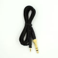 Replacement 2M Jack Plug 6.35MM Adapter Audio Cable for Shure SRH440 840 940 for PHILIPS SHP9000 SHP8900 Headphones - black. 
