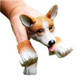 B Squirrel Finger Puppet Set, Animals Puppet Show Theater Props, Weird Stuff Gifts Easy Install Easy to Use. 