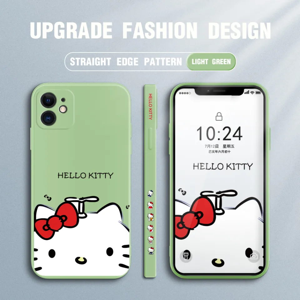 Hontinga for OPPO Reno Case Cute Cat With Bamboo Dragonfly Side